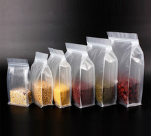 50pcs 3D Stand up Matt Plastic Ziplock Bag Frosted Translucent Coffee Snack Cookie Rice Package Bag Plastic Gift Bag 2024 - buy cheap