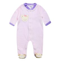 Macacão infantil para bebê 3 a 9m, roupa de dormir de veludo com manga longa para meninos e meninas 2024 - compre barato