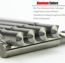 Fresadora de aluminio CNC, herramienta de corte de carburo de tungsteno, 6mm, CEL12-22mm, 1 flauta, 5 unidades 2024 - compra barato