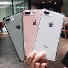 Colourful Clear Transparent TPU Silicone Case For iphone 12 Pro Mini 6 6s 7 8 Plus X Protect Case For iPhone 11 Pro XS MAX Case 2024 - buy cheap