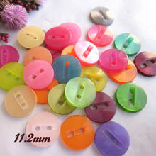 100pcs 11mm 7/16" 2 holes mixed color craft decorative buttons for scrapbooking handmade sewing craft accessories 2024 - buy cheap