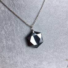 Wholesale Genuine Terahertz Natural Stone Pendants Six Stars Pendant Necklace Health Energy Powerful Luck Stone Fashion Jewelry 2024 - buy cheap