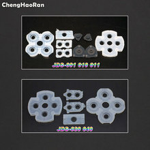ChengHaoRan 10 комплектов для Dualshock 4 PS4 PRO тонкий контроллер, силиконовые бриллиантовые подкладки, резиновый проводящий 011 030 040 D Pad 2024 - купить недорого