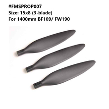 FMS 1400 мм 1,4 м FW190 BF109 пропеллер 15*8 дюймов 3 лезвия FMSPROP007 RC модель самолета Хобби Самолет авион запчасти 2024 - купить недорого