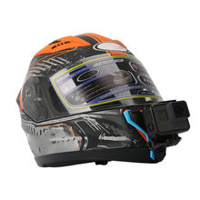 Câmera para capacete de motocicleta, suporte de câmera para gopro hero 6/5/4, acessórios de montagem rápida para capacete 2024 - compre barato