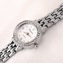 Fashion Women's Watches Luxury Rhinestone Silver Watch Women Watches Bracelet Ladies Watch Clock reloj mujer zegarek damski 2024 - buy cheap