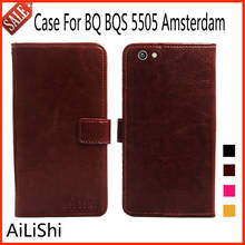 AiLiShi For BQ BQS 5505 Amsterdam Case Book Style Luxury Wallet Flip Leather Case Phone Bag Tracking Number 2024 - buy cheap