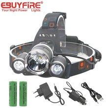 EBUYFIRE-faro LED para coche, lámpara recargable con batería 18650, 8000LM, T6, 2R 2024 - compra barato