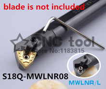 Barra de perforación MWLNR S18Q-MWLNR, herramienta CNC Indexable, herramienta de corte de acero para inserción WNMG0804 2024 - compra barato