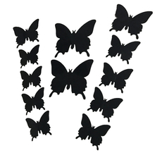 12 шт./лот новые 3D бабочки/цветы/летучая мышь Свадебные украшения/ПВХ наклейки на стену наклейки для детской комнаты домашний Декор Adesivo De Parede 2024 - купить недорого