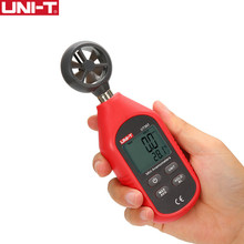 UNI-T UT363 ручной анемометр цифровой измеритель скорости ветра Измеритель температуры ЖК-дисплей Воздушный поток скорость ветра 2024 - купить недорого