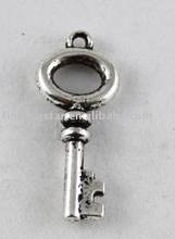 FREE SHIPPING 60PCS Tibetan silver open oval key charm 33mm A12851 2024 - buy cheap