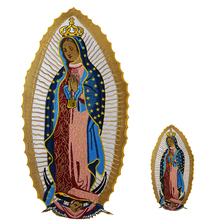 Parche de la Virgen María para Vestido vaquero, bordado con plancha personalizado, parches de motocicleta, ropa de costura, insignia, alta calidad 2024 - compra barato