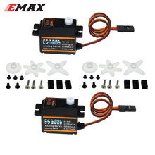 Emax es3003 engrenagem metálica, 17g, 4.8v-6.0v, servomotor analógico, compatível com futaba jr, rc, fpv, avião de asa fixa, brinquedo de helicóptero 2024 - compre barato