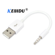 Kebidu-Cable de datos USB AUX a Jack de 3,5mm, Cable de sincronización de Audio para Apple iPod, 10 unids/lote 2024 - compra barato