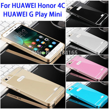 JONSNOW Case for HUAWEI Honor 4C Slim Premium Aluminum Metal Frame Acrylic Battery Phone Back Protective Cover 2024 - buy cheap