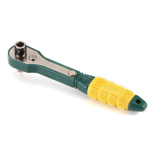 Destornillador de cabeza Mini 1/4, llave de tubo de trinquete con doble cabezal, accesorio de herramientas de mano para el hogar 2024 - compra barato
