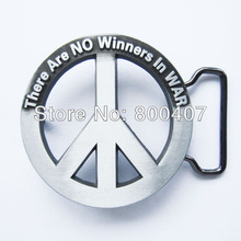 Retail Distribute Love Peace Symbol Sign  Belt Buckle BUCKLE-T037 Free Shipping 2024 - buy cheap