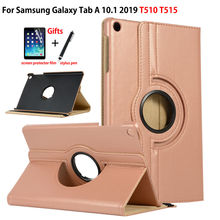 360 Graus de Rotação Caso Para Samsung Galaxy Tab 10.1 2019 T510 T515 SM-T510 SM-T515 Tampa Funda Tablet Fique Shell + presentes 2024 - compre barato