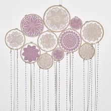 DIY Decoration Pendant Large Doily Lace Dream Catcher Set Wedding Background Decoration Art Hangings Decorations Gifts 2024 - buy cheap