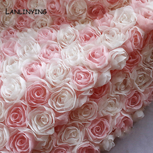 LANLINYING-tela de diseño de Rosa 3D Original, tela de moda creativa, vestido de boda, decoración de fondo, D508 2024 - compra barato