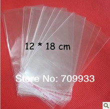 1000 pcs/lot( 12*18cm) wholesale Clear Self Adhesive Seal Plastic gift Bags Plastic Packaging OPP Bag Jewelry & craft Packaging 2024 - buy cheap