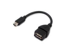 100pcs USB Female to mini USB 5pin V3 Host OTG Data Cable For Car Audio Tablet pc mobile phone mp3 mp4 mp5 11cm 2024 - buy cheap