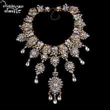 Dvacaman-gargantilla de cristal hecha a mano para mujer, collar con estilo de flor, joyería de fiesta de compromiso, oferta, O5 2024 - compra barato