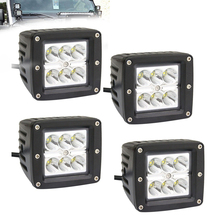 4pcs 18w Led Work Light Bar Cube Headlight For Toyota 4x4 Offroad Motorcycle  Ford ATV, SUV, Jeep, Truck, Boat, Bus 2024 - buy cheap