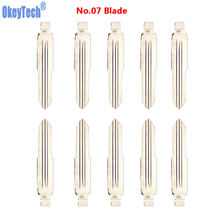 OkeyTech 10PCS/LOT Replacement Metal Blank Uncut Flip KD Remote Key Blade Type #07 for Mitsubishi Key Blade 2024 - buy cheap