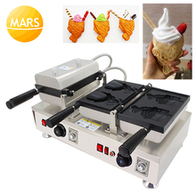 Commercial Taiyaki Fish Shaped Waffle Maker 110V 220V Open Mouth Ice Cream Taiyaki Machine Fish Cone Maker in Catering Equipment 2024 - buy cheap