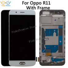 Замена ЖК-экрана для Oppo R11 100% протестированный ЖК-дисплей сенсорный экран сборка AAA качество 5,5 дюймов черный белый 2024 - купить недорого
