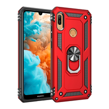 Car Magnet Armor Case Shockproof Cover For Huawei Y6 Y7 Prime Y5 Y9 2019 Honor 8A 8S Ring Stand Holder 2024 - buy cheap