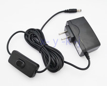 High Quality 100pcs 12V 1A Power Supply With Switch ON/OFF ON / OFF For Led Strip Fedex/DHL Free shipping 2024 - buy cheap