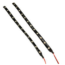 2* 5050 SMD 12 LED IP65 Waterproof Flexible Strip Light 12V 3W For Car Home 30cm red 2024 - buy cheap