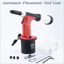 Arma de rebite automática pneumática industrial auto-escorvamento aço inoxidável arma de rebite cego ferramenta de rebitagem pistola de unhas SR-01 2024 - compre barato