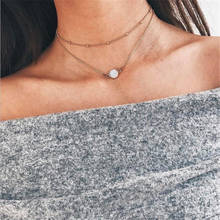 New Fashion pearl Necklaces Multi-layer Choker Necklaces Pendants for Women Beach Style Statement Jewelry Bijoux drop 2024 - buy cheap