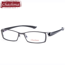 Chashma óculos masculino de liga de titânio, armação completa de óculos ultraleve para miopia 2024 - compre barato