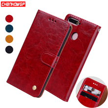 Funda de cuero de lujo para Huawei Y6 2019 Y6 Prime 2018 ATU-L21, Funda de ATU-L31 para HUAWEI Y6 2017 2018 2024 - compra barato