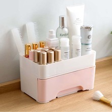 HUNYOO Multifunctional With Drawer Eyeshadow Pallete Brush Vanity cosmetic Organizer Plastic Makeup cosmetic Organizer 2024 - buy cheap