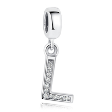 925 Sterling Silver LOVE Alphabet Letters,CUBIC ZIRCONIA Pendants Charms fit  Original BW Bracelet DIY Jewelry 2024 - buy cheap