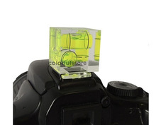 Бесплатная доставка + Трек 2 шт тройной 3-осевой пузырьковый спиртовой уровень уклономер для вспышки камеры Горячий башмак для Canon Nikon Универсальный DSLR 2024 - купить недорого