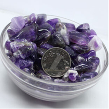Natural amethyst gravel Tumbled stone Crystal Healing stone magnet feng shui decoration wholesale 2024 - buy cheap