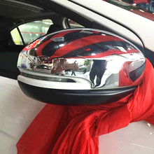 For Honda City 2014-2017 ABS Chrome Rearview Side Door Mirror Cover Trim Chrome Car-styling car Accessories 2pcs 2024 - buy cheap