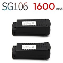 3.7V 1600mAh Lipo Battery For SG106 RC Helicopter Drone Quadcopter Spare Parts 3.7v Rechargeable Battery SG-106 2pcs 2024 - buy cheap