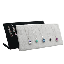 Velvet Necklace Chain Bracelet Display L Stand Board Jewelry Holder Rack 2024 - buy cheap