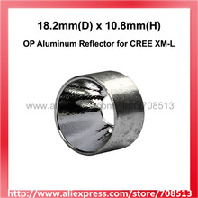 Алюминиевый отражатель для CREE XM-L, 18,2 мм (D) x 10,8 мм (H) 2024 - купить недорого