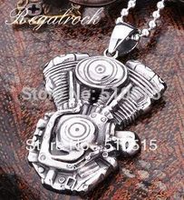 Regalrock Steampunk Engine Necklace Motorcycle Biker Pendant Wicca Punk Jewelry Hot Charm Gift 2024 - buy cheap