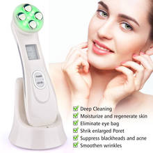 Face Skin Rejuvenation Remover Wrinkle 5in1 RF EMS Radio Mesotherapy Electroporation Face Beauty Pen Radio Frequency LED Photon 2024 - buy cheap