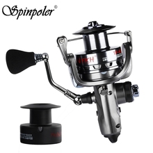 Spinpoler TF-FR 2 Speed Spinning Reels Double Brake Carp Fishing Feeder 12+1 S.S Bearings Spinning Reel Max Drag Coil 2024 - buy cheap